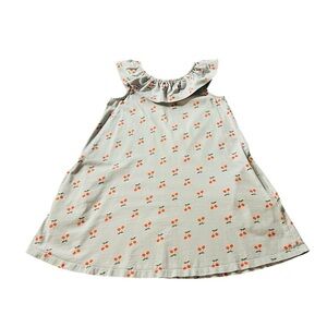 Hanna Andersson Kids' Sleeveless Dress with a Cherry Pattern Size 8